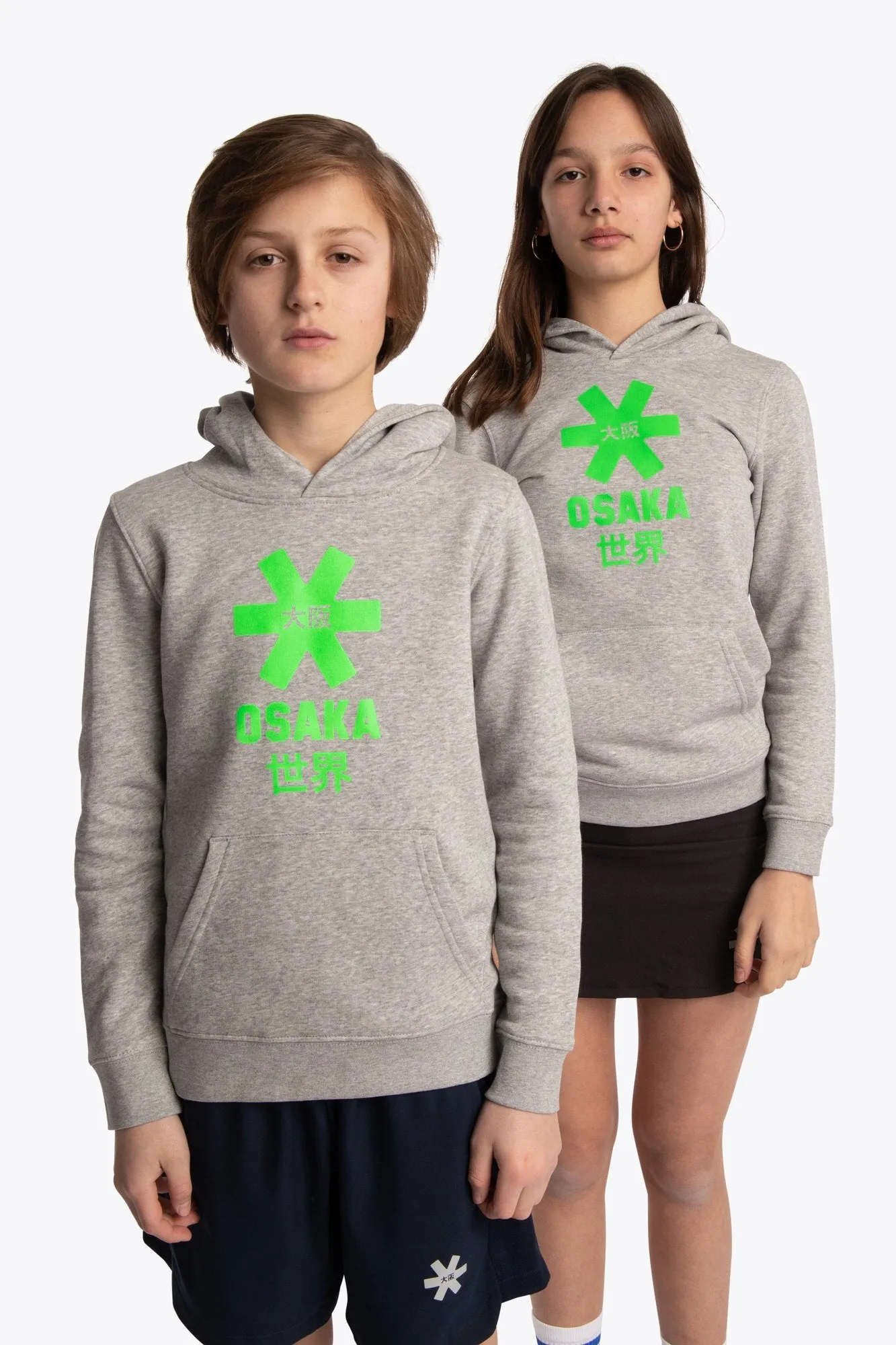 Kids Hoodie Green Star