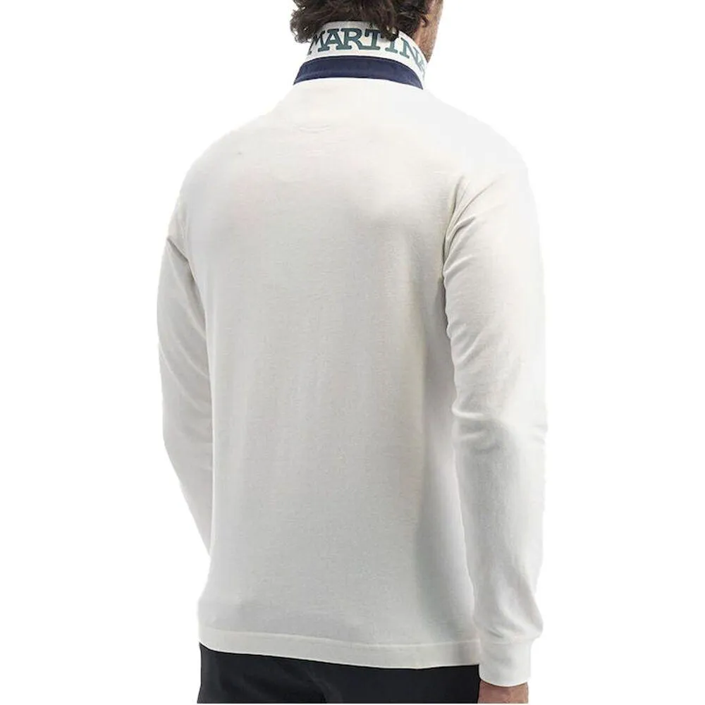 La Martina White Cotton Polo Shirt