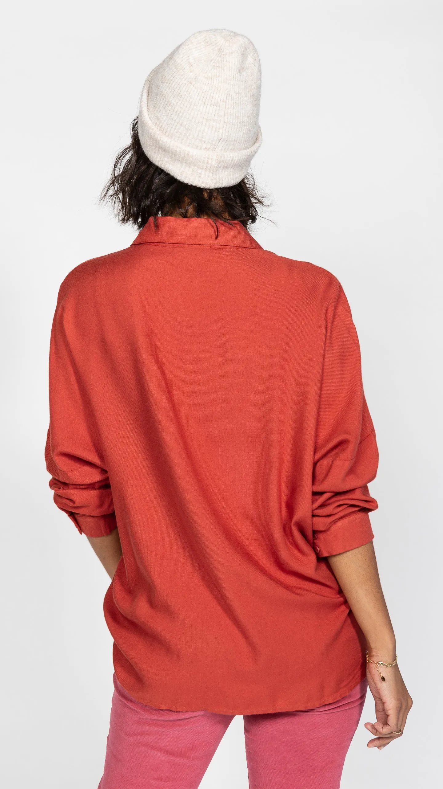 LAST ONE in L - Aude Soft Blouse - Dahlia