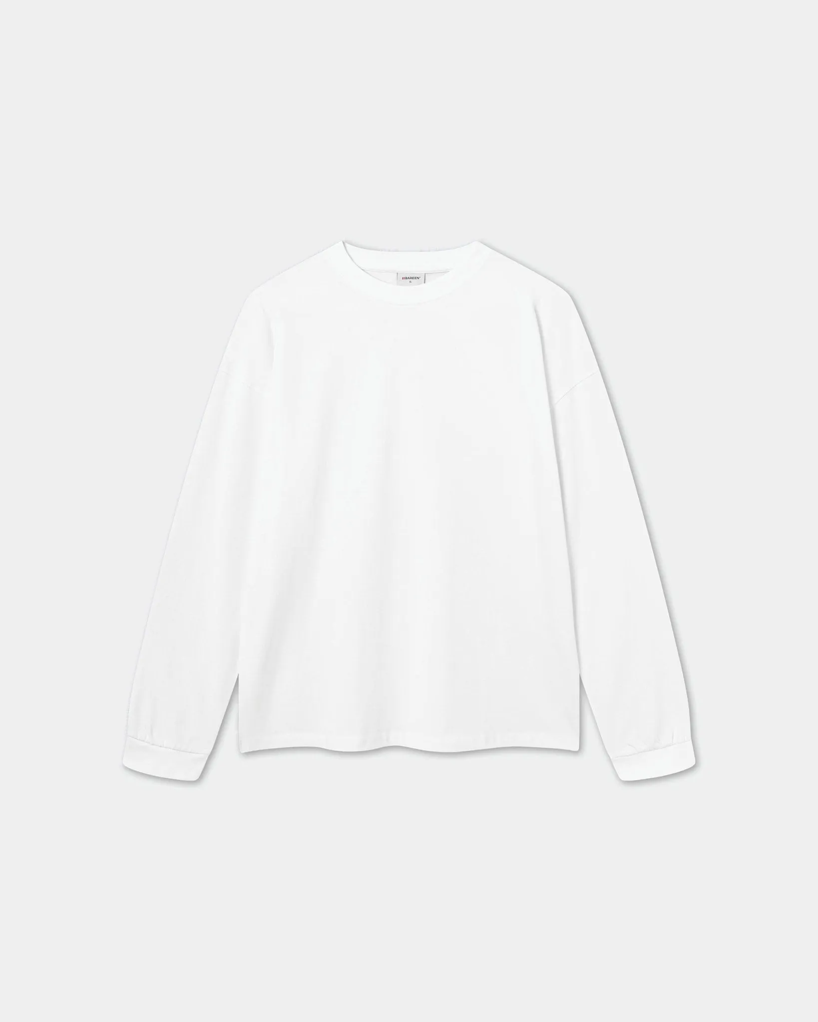 Long Sleeve Oversize, Men (White) -