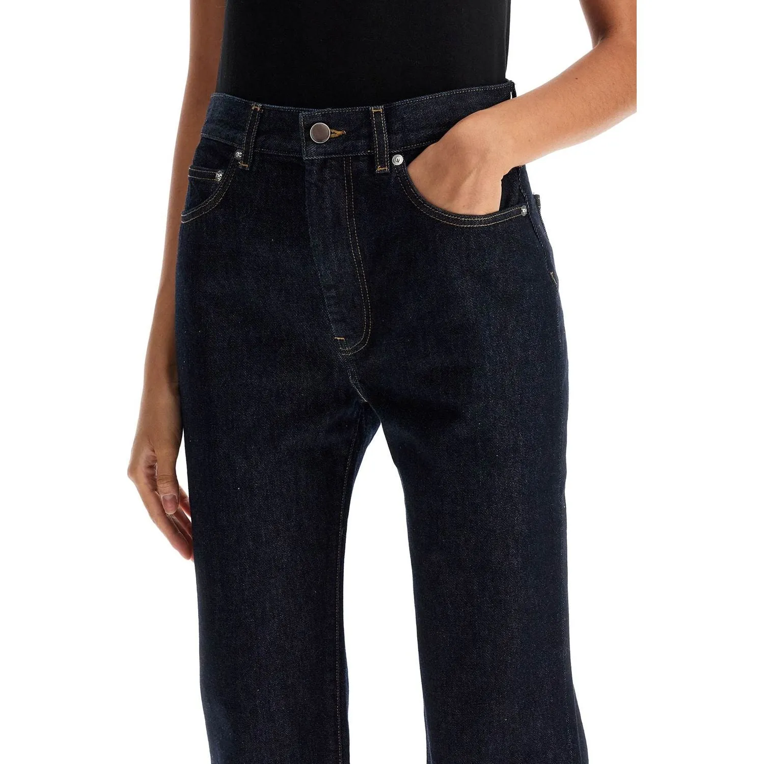 Loulou Studio organic cotton tapered jeans