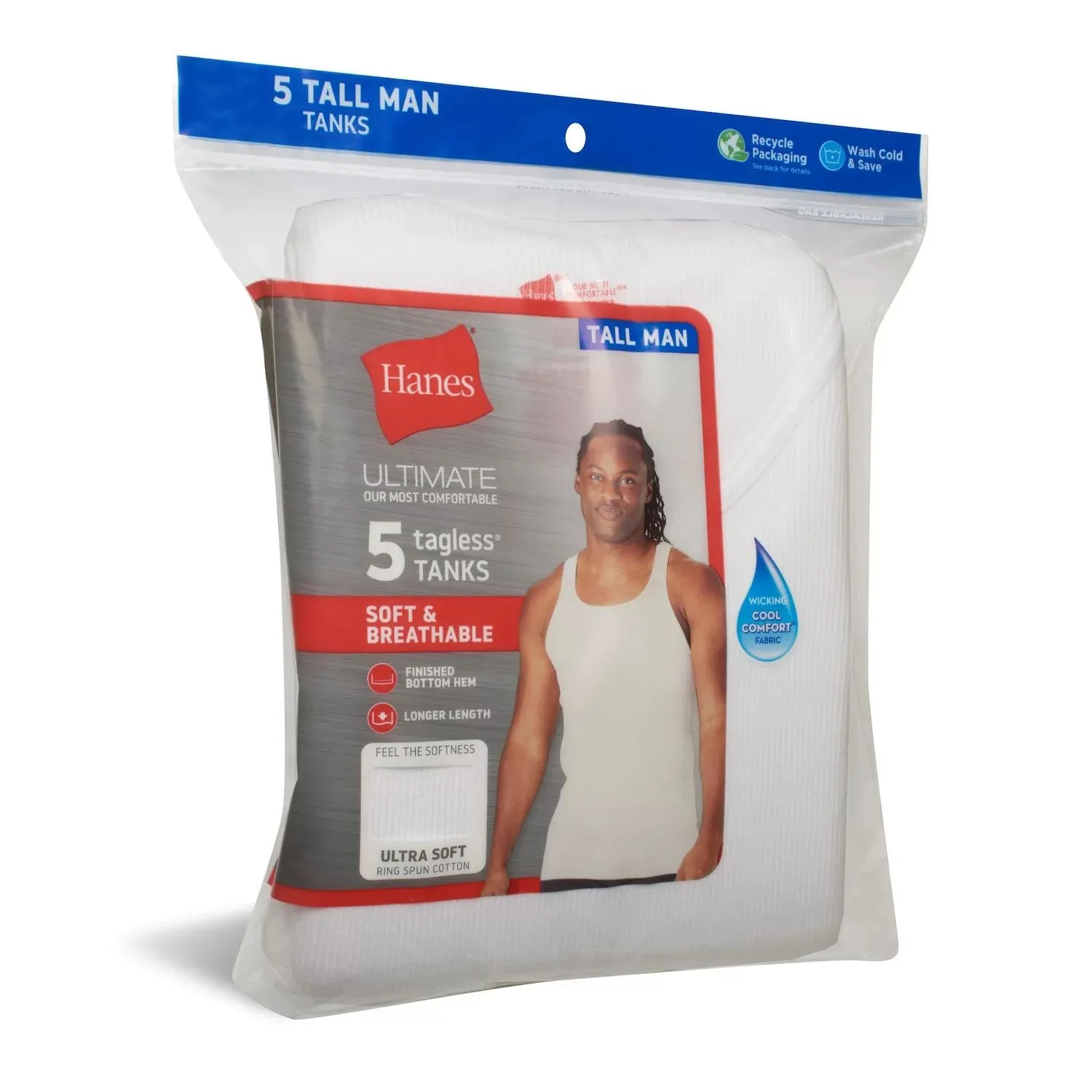 Men's Ultimate Cool Comfort Tank Tops, 5 pcs. Hanes