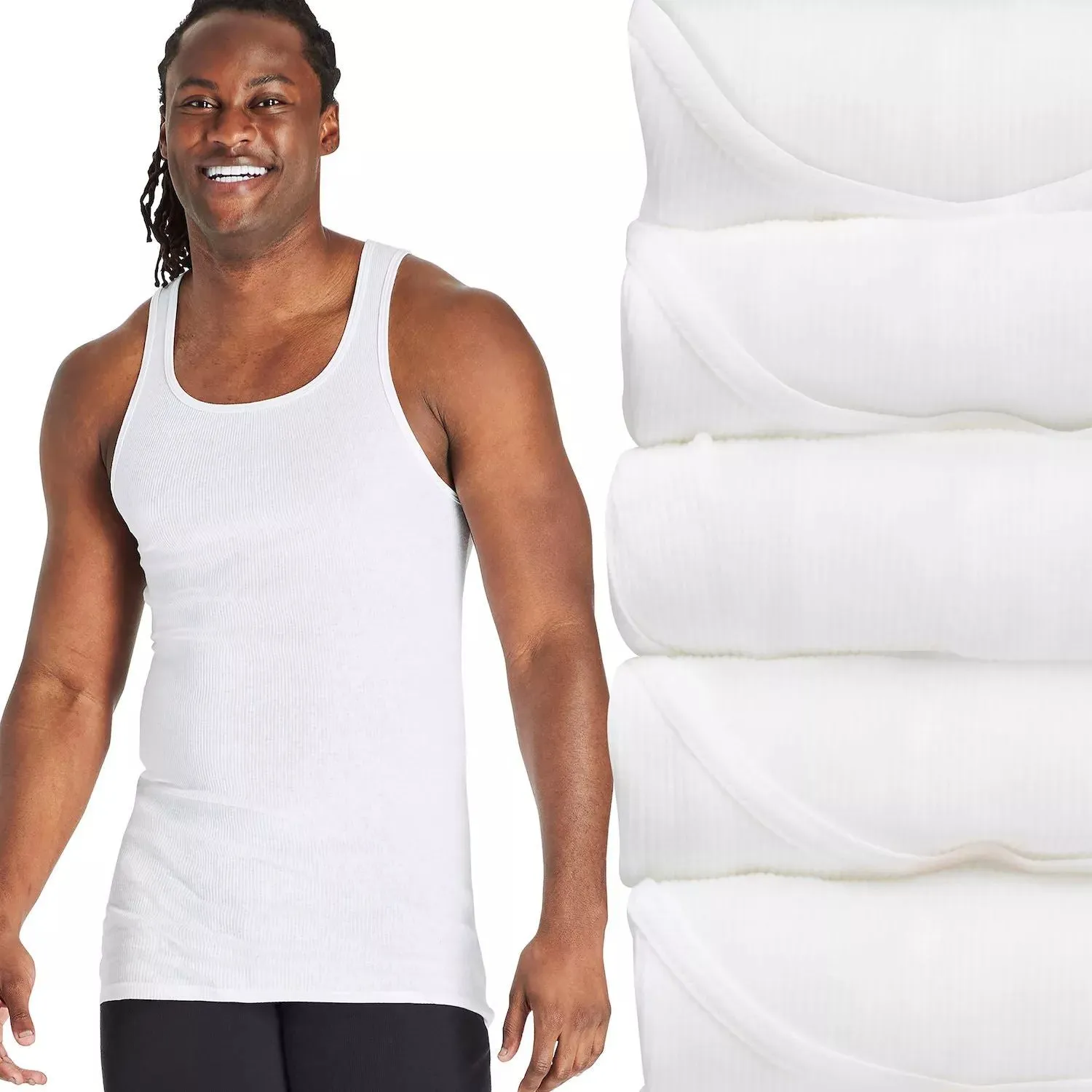 Men's Ultimate Cool Comfort Tank Tops, 5 pcs. Hanes