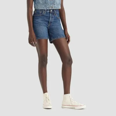 New - Levi's 501 Mid Thigh Women's Shorts - Pleased to Meet You 26