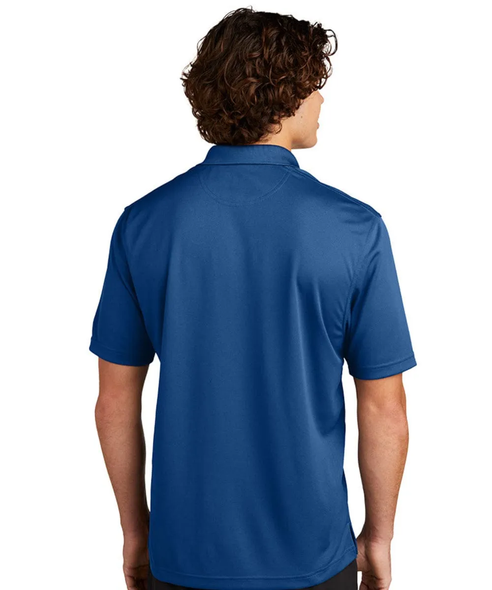 NEW Tall Men's Dri-Mesh Polo Shirt  - Short Sleeve - Sizes L-2XL - Royal Blue