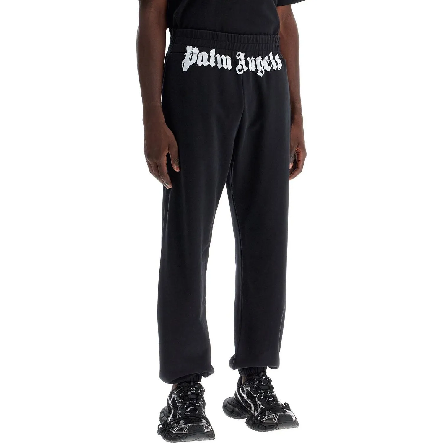 Palm Angels logo print joggers with seven