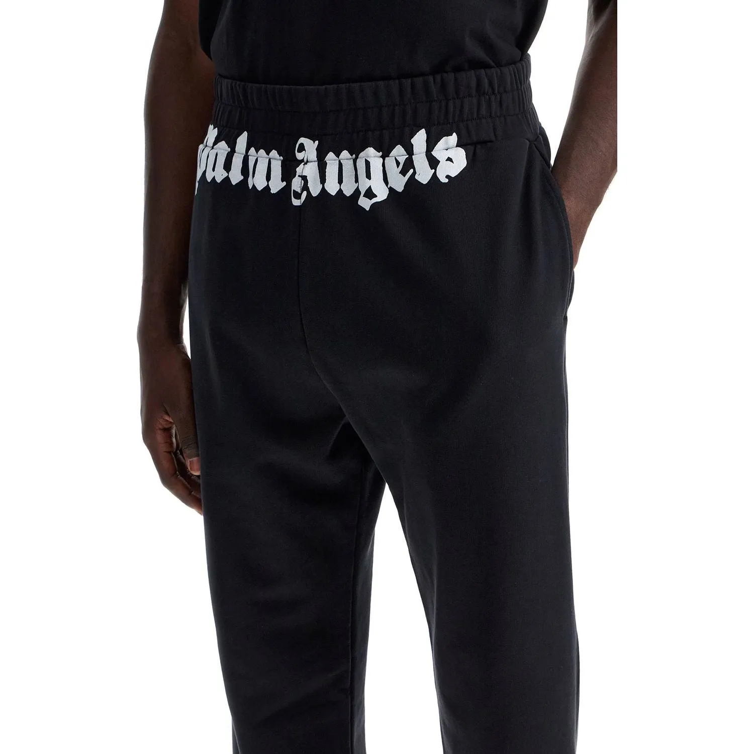 Palm Angels logo print joggers with seven