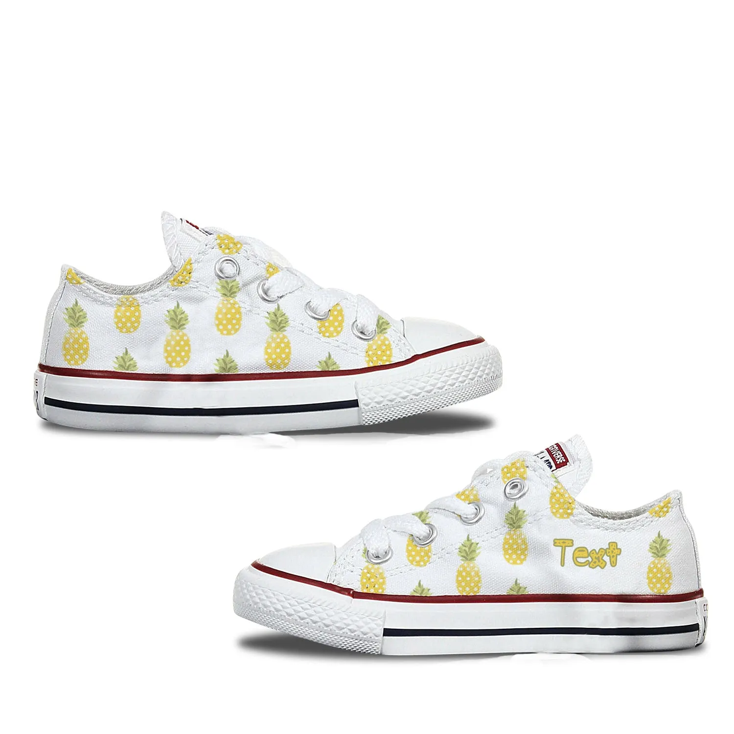 Pineapple Kids Custom Converse