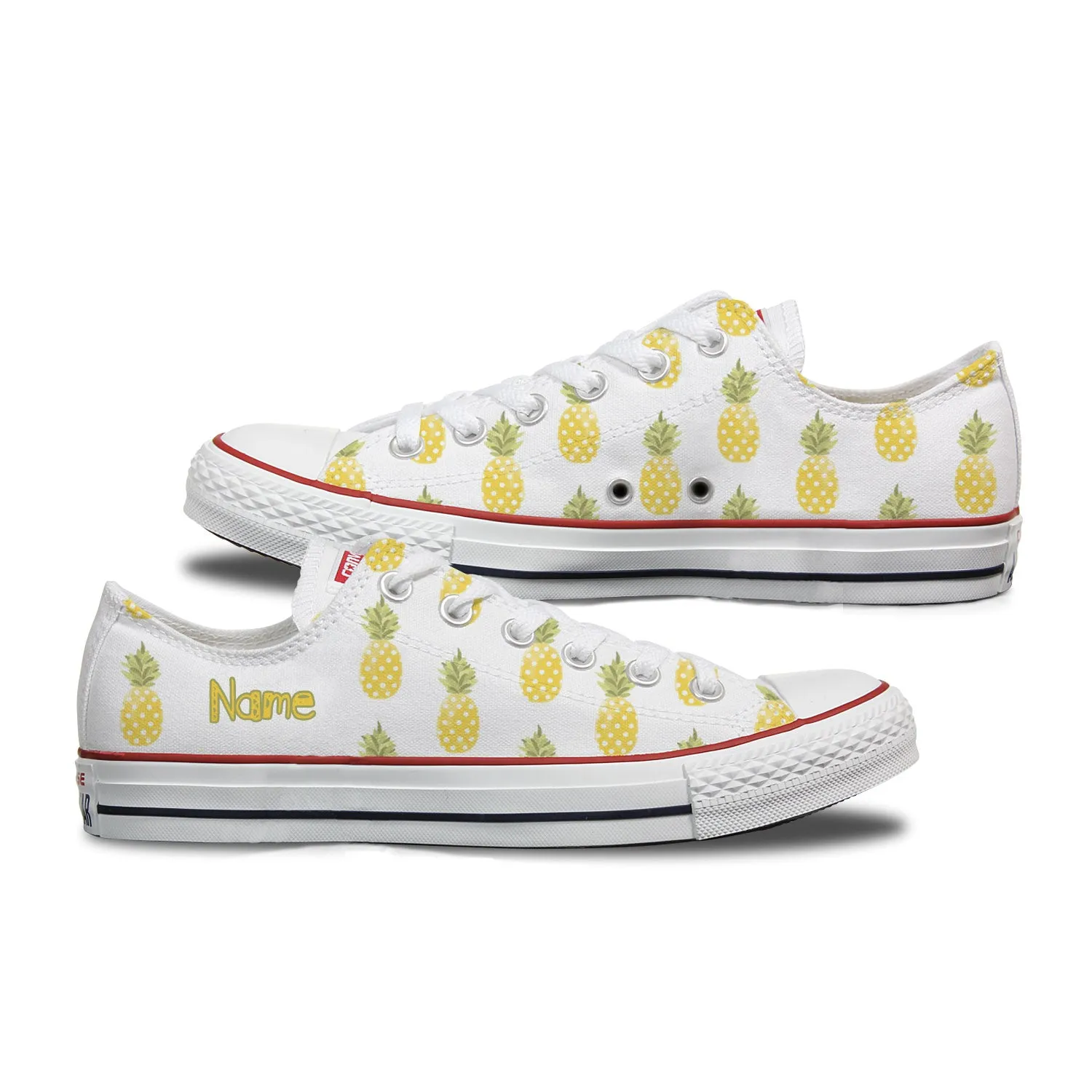 Pineapple Kids Custom Converse