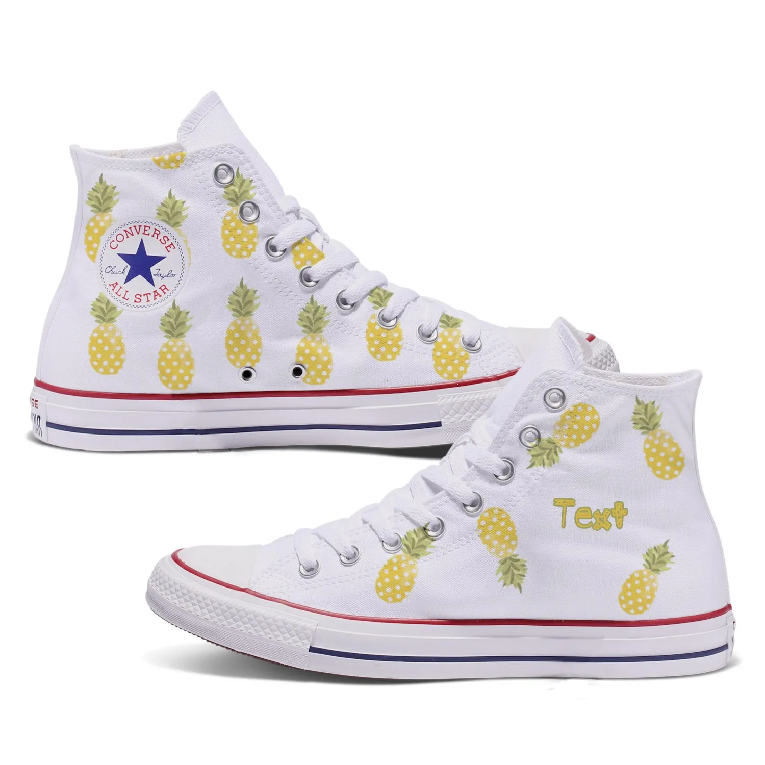 Pineapple Kids Custom Converse