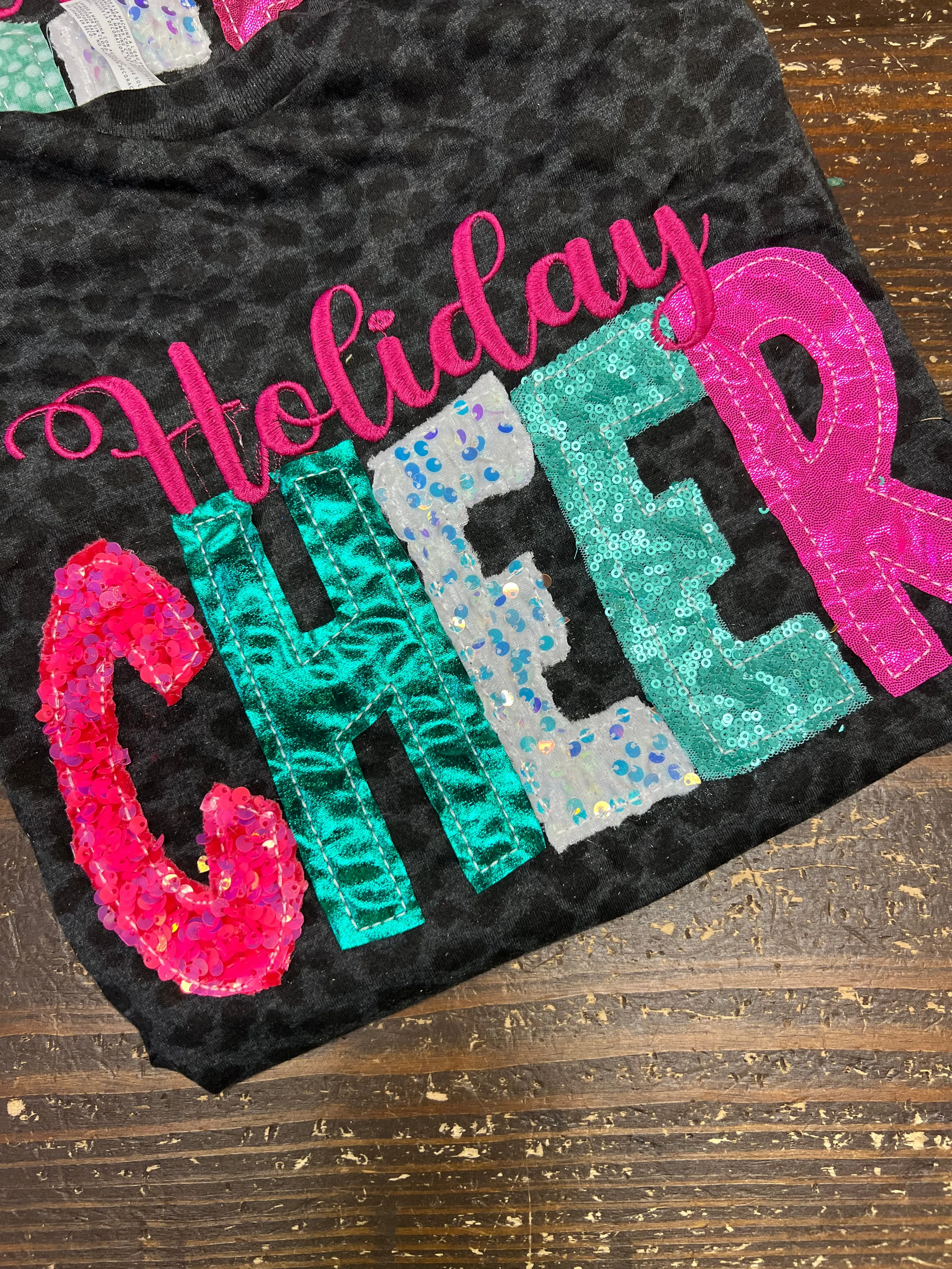 Pink Glam HOLIDAY CHEER Tee