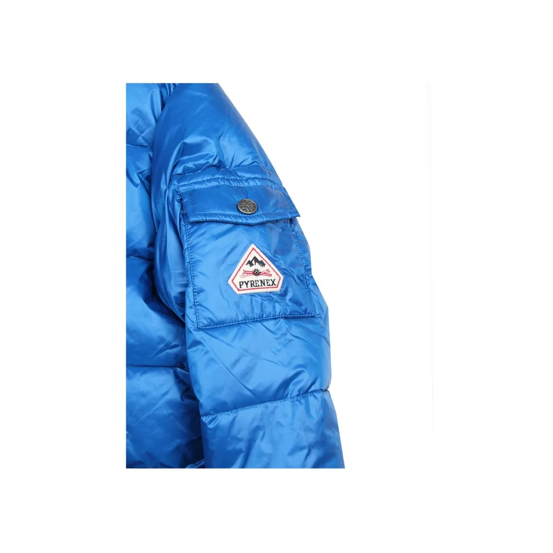 Pyrenex Toddler Real Fur Blue Jacket