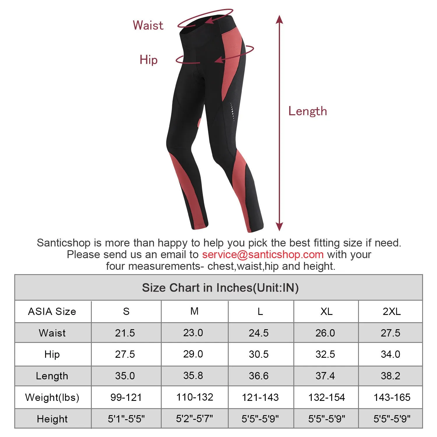 Santic Baoshan Women Padded Cycling Pants