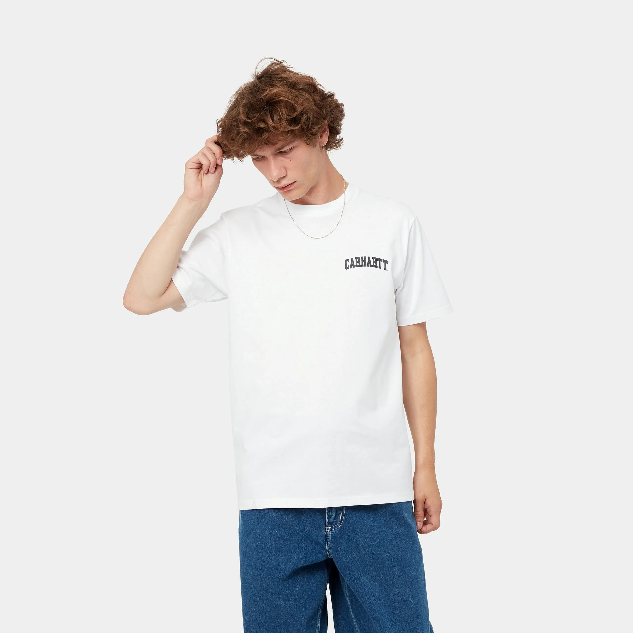 S/S UNIVERSITY SCRIPT T-SHIRT / CARHARTT WIP / WHITE