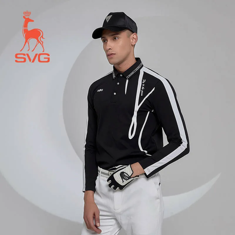 SVG Men's Long Sleeved Golf Shirt