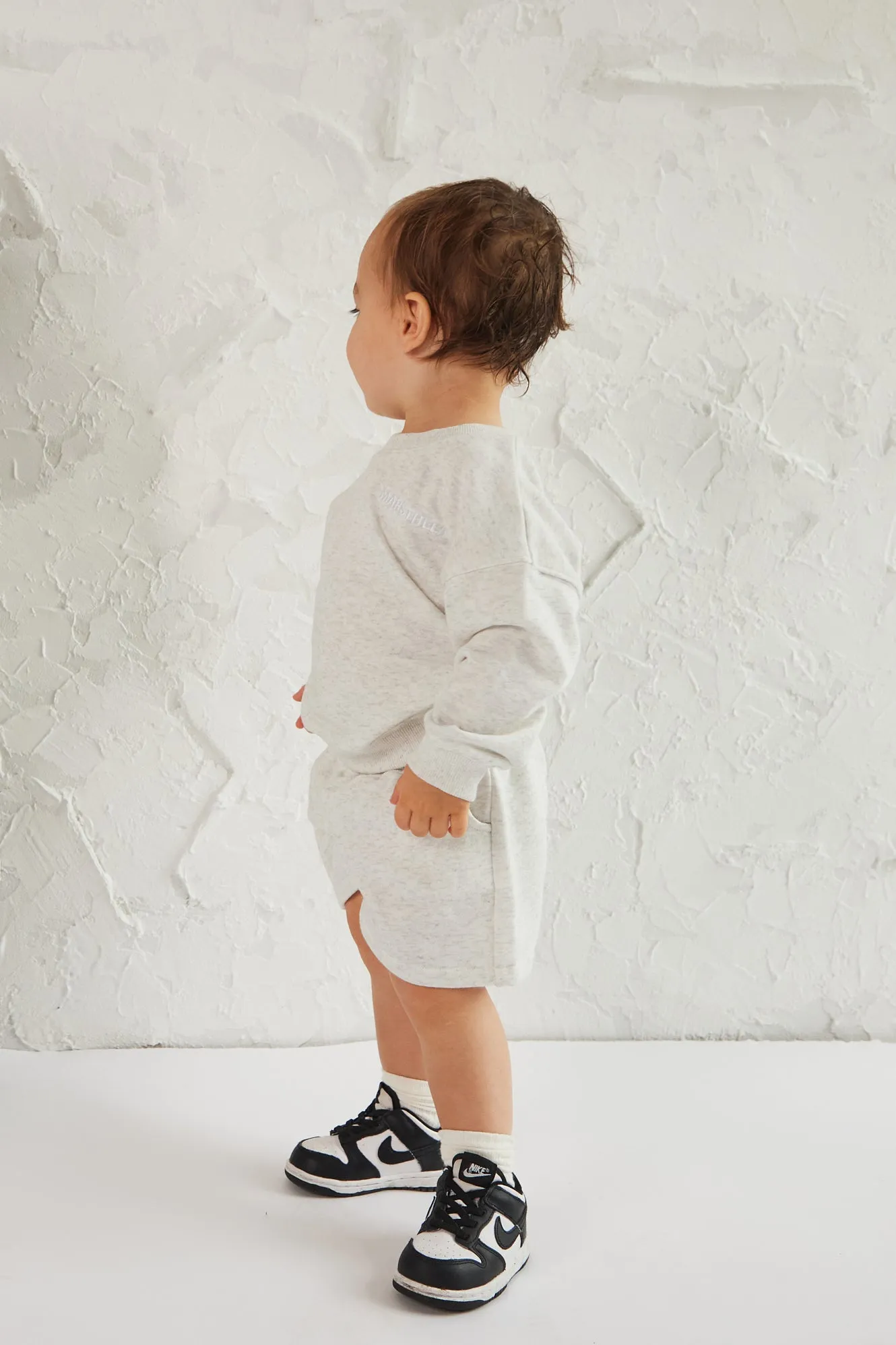 The Kids Essentials Shorts - Marl Grey