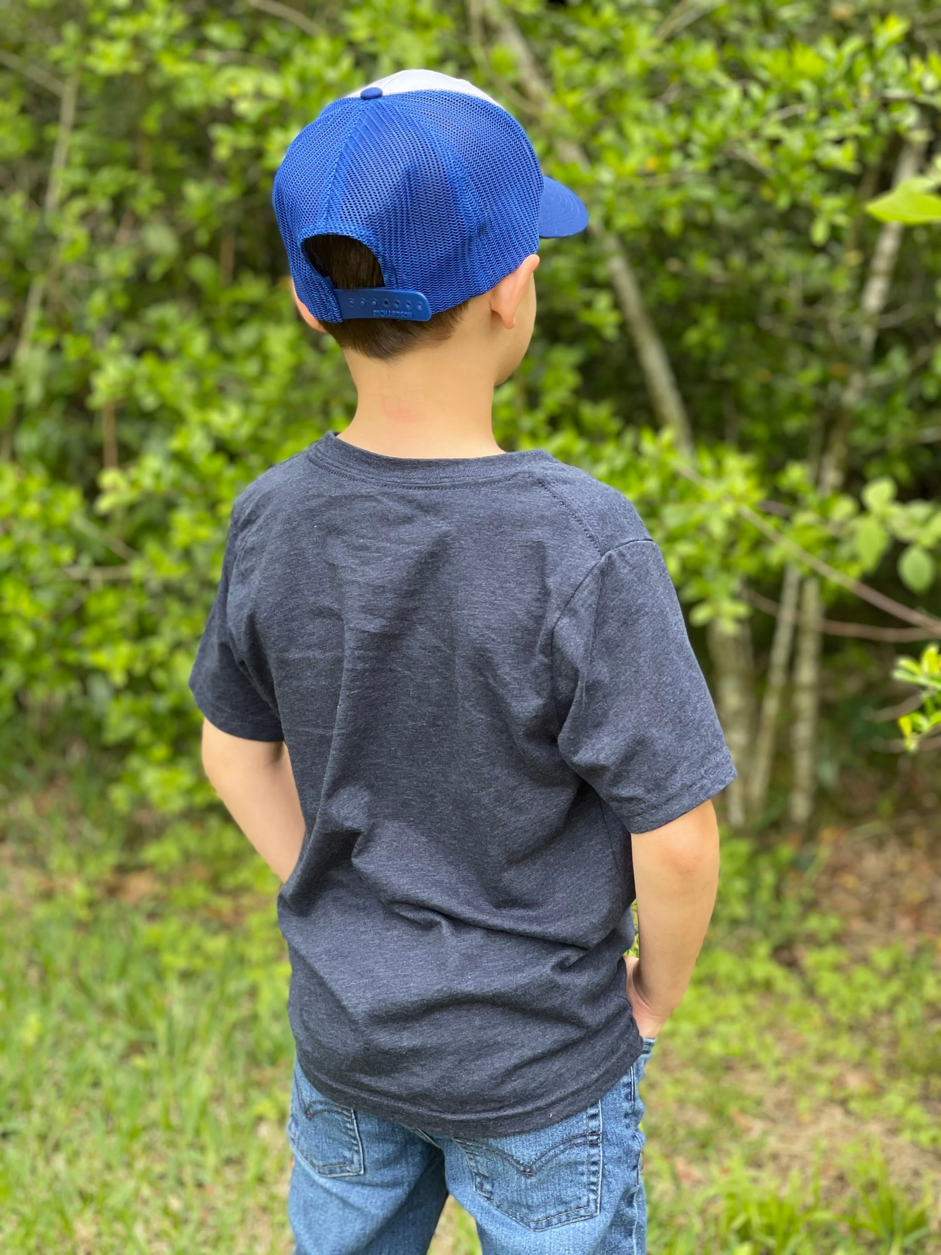 The Texas Bucket List Official CHILDS T-Shirt - Heather Navy