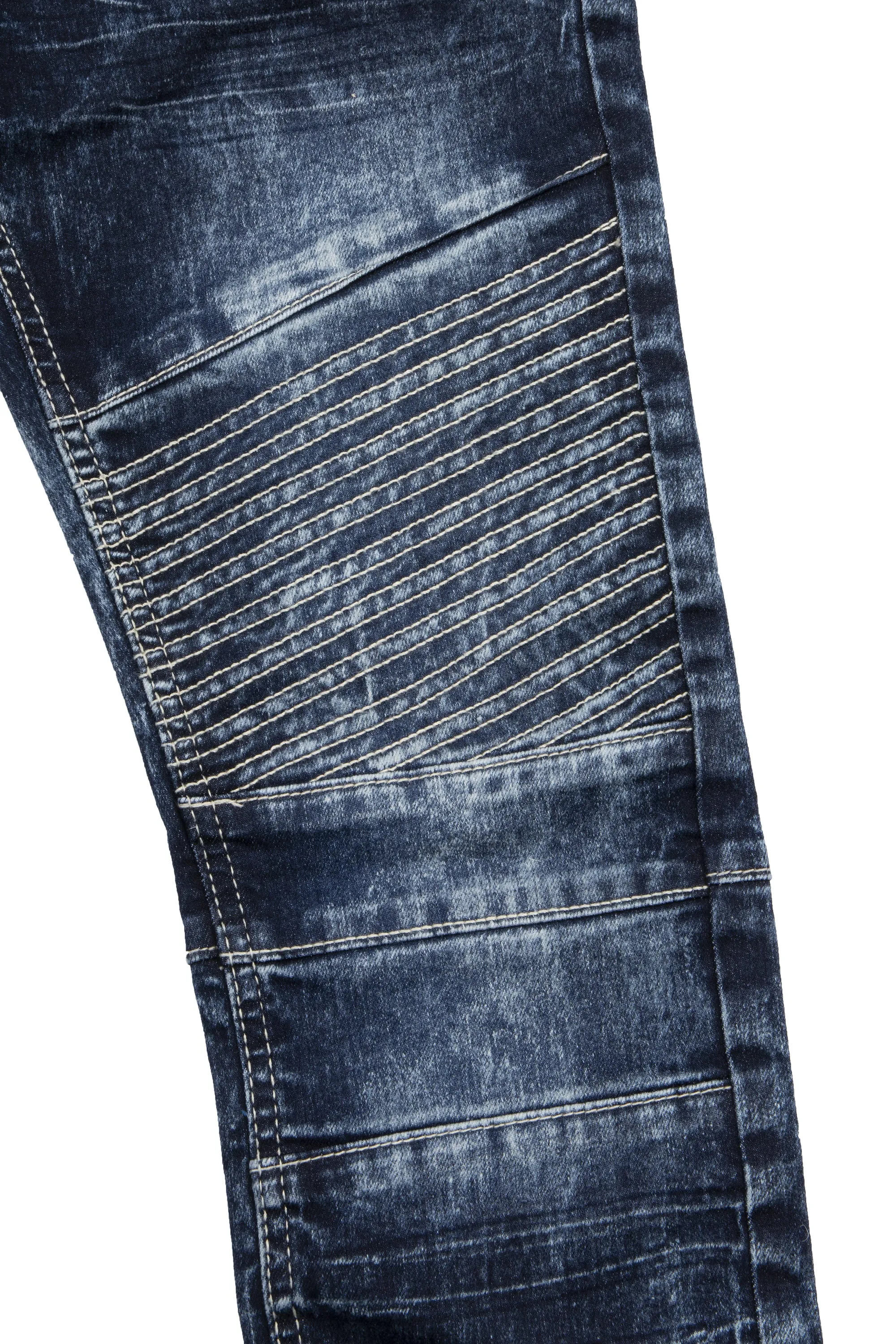 X RAY Big Boys Slim Fit Biker Denim Jeans